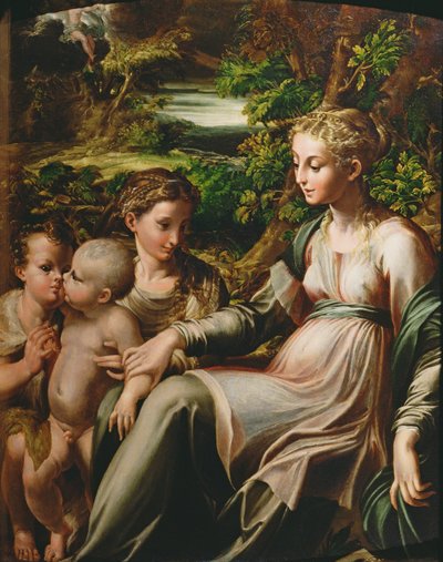 Virgin and Child, with Saints Catherine and John by Parmigianino